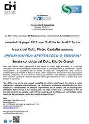 Ipnosi rapida: spettacolo o terapia?