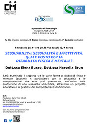Sessuabilità: sessualità e affettività. Quale posto per la disabilità fisica e mentale?